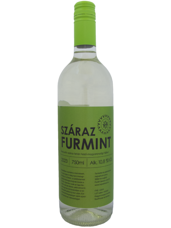 RSZF23 - Hátsó végleges nagy méret Száraz Furmint 2023
